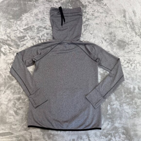 Noble funnel neck pullover sweatshirt  front pockets performance thumb holes - Picture 1 of 14